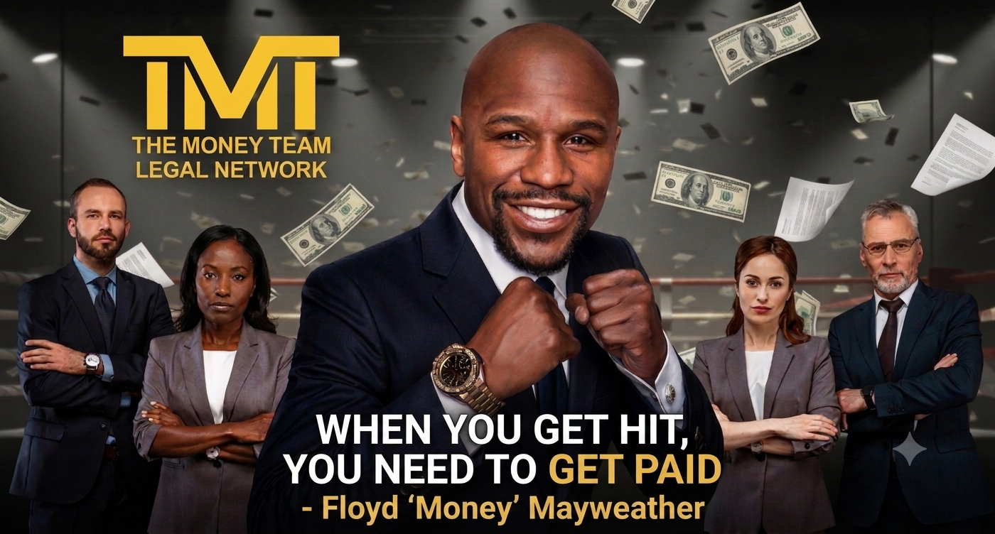 Floyd "The Money" Mayweather and the TMT legal team